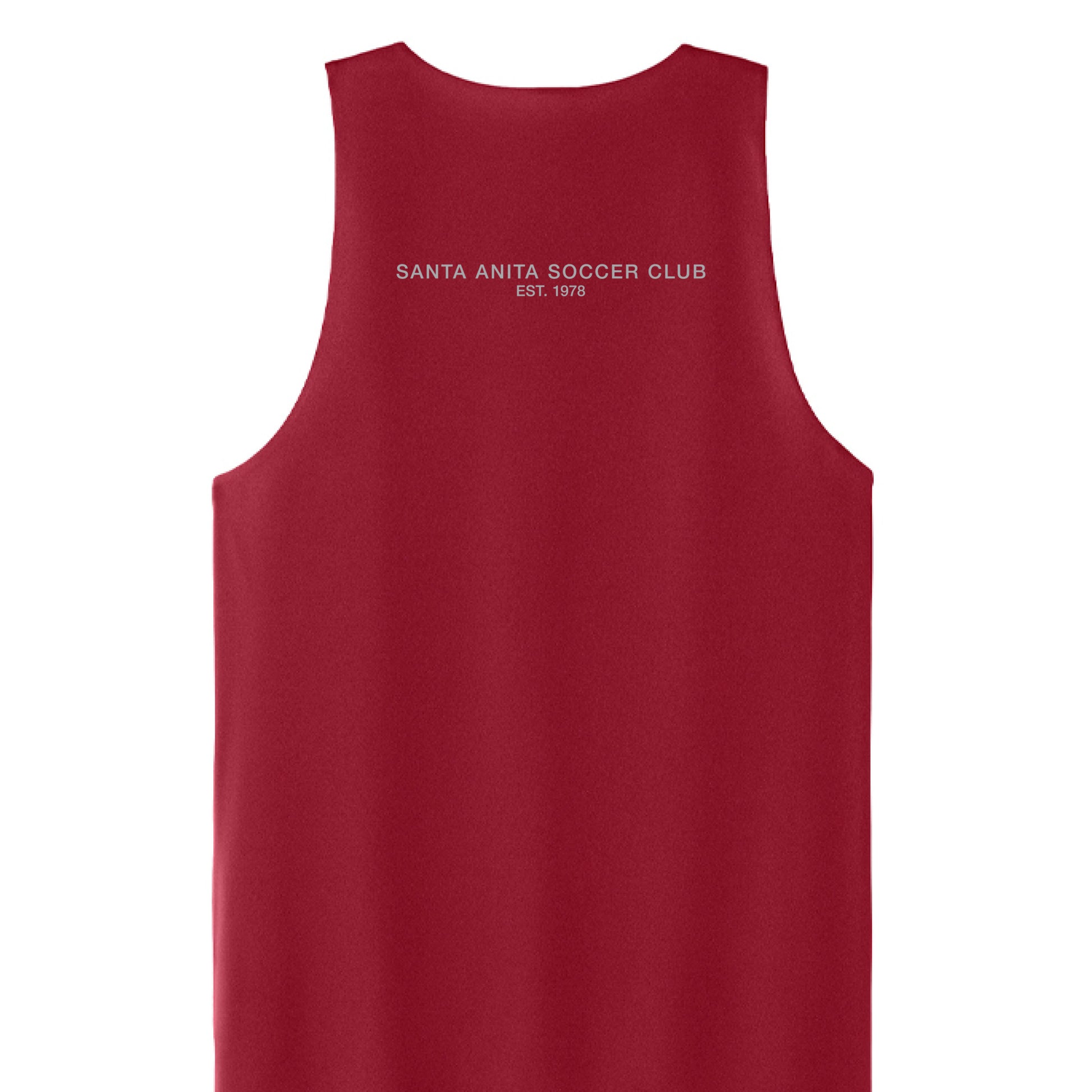 Deep Red/ White - BACK